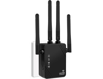 Wi-Fi Versterker Dual Band 1200 Mbps met 32% Korting