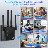 Wi-Fi Versterker Dual Band 1200 Mbps met 32% Korting