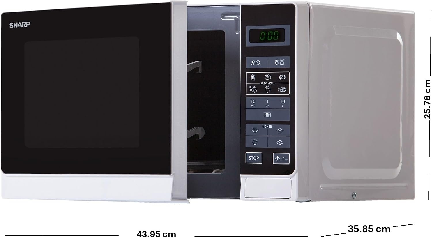 Magnetron 20L 800W Zilver - 8 Programma's - 34% Korting