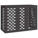 Stevige Airconditionerhoes Zwart Staal - 110x50x80 cm (34% Korting)