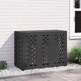 Stevige Airconditionerhoes Zwart Staal - 110x50x80 cm (34% Korting)