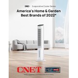 Torenventilator Luchtkoeler 101 cm Wit | Stil 35 dB | 80° Zwenkfunctie | 35% Korting