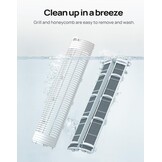 Torenventilator Luchtkoeler 101 cm Wit | Stil 35 dB | 80° Zwenkfunctie | 35% Korting
