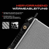 Radiateur Waterkoeler geschikt voor Ford Mondeo II BAP 1996-2000 1.6-2.5L & Cougar EC 1998-2001 2.0-2.5L Automaat - 34% Korting