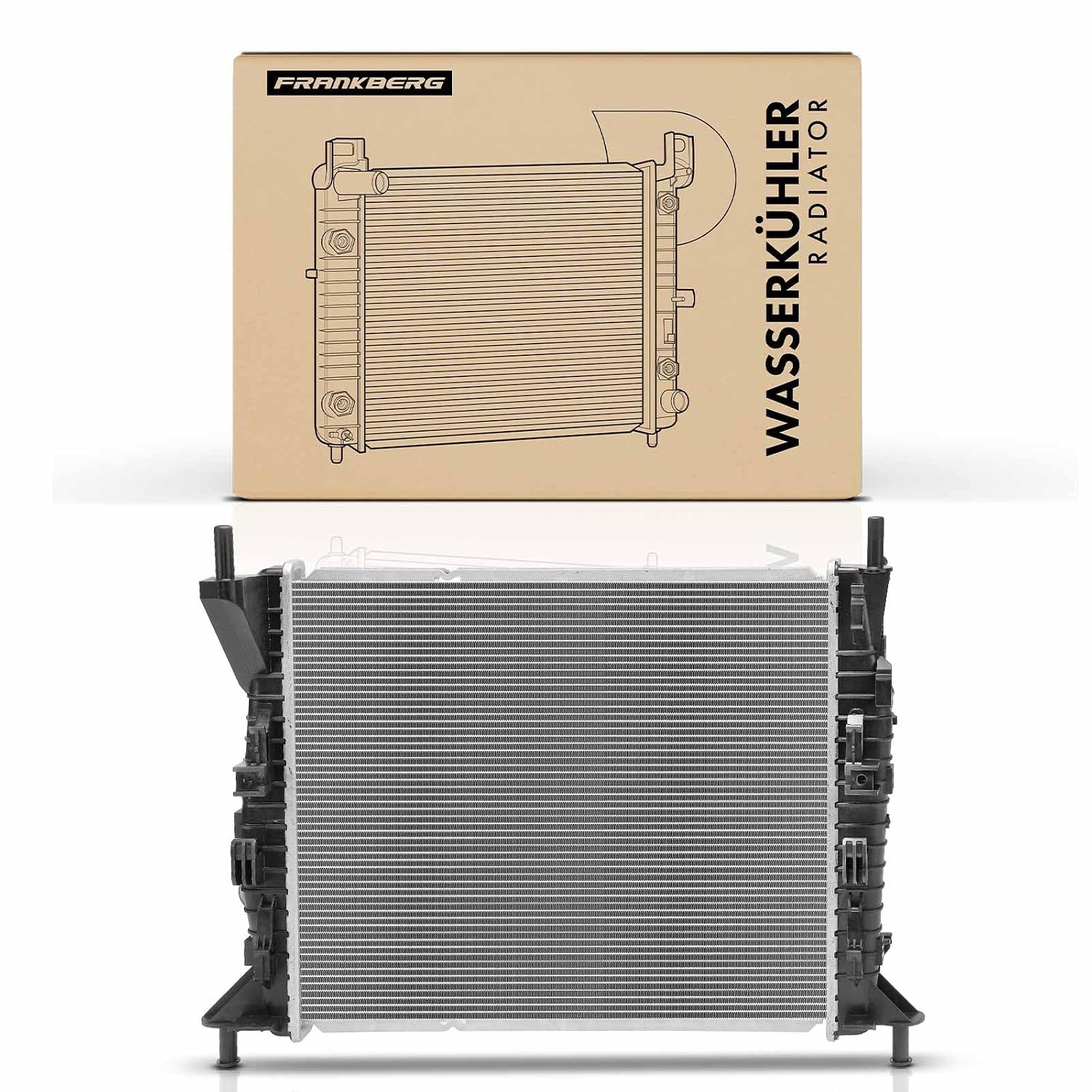 Radiateur Waterkoeler geschikt voor Ford Mondeo II BAP 1996-2000 1.6-2.5L & Cougar EC 1998-2001 2.0-2.5L Automaat - 34% Korting