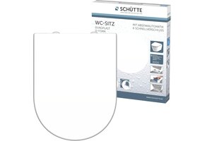 Duroplast WC-bril D-vorm met Softclose & Snelsluiting - Wit