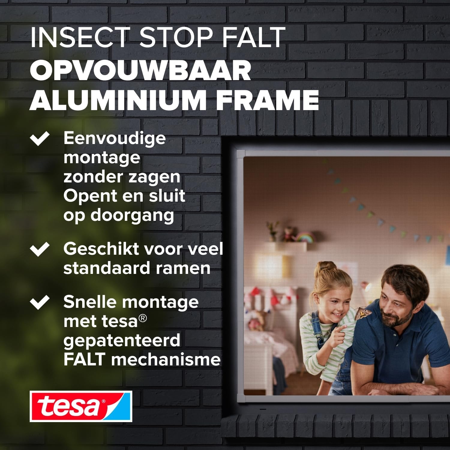 Vliegenhor Raam Wit 80-140 cm - 34% Korting!