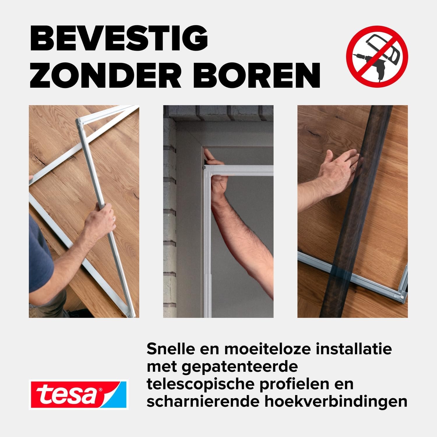 Vliegenhor Raam Wit 80-140 cm - 34% Korting!