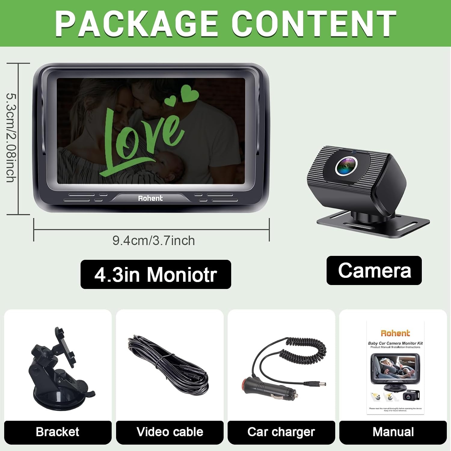 Baby Auto Camera met HD 1080p Display - 32% Korting