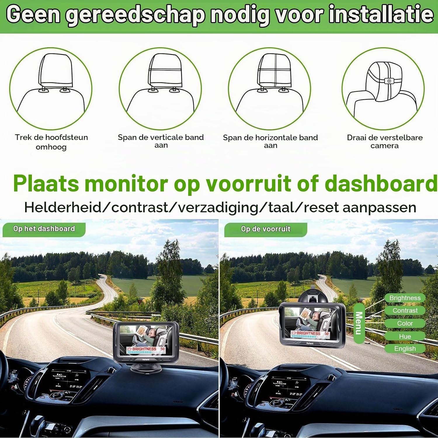 Baby Auto Camera met HD 1080p Display - 32% Korting