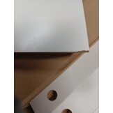 Schoenenkast bewerkt hout wit - 40x36x105 cm - 53% Korting