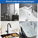 Flexibele RVS Aansluitslangen 80 cm G3/8 x M10 - Set van 2 met 48% Korting