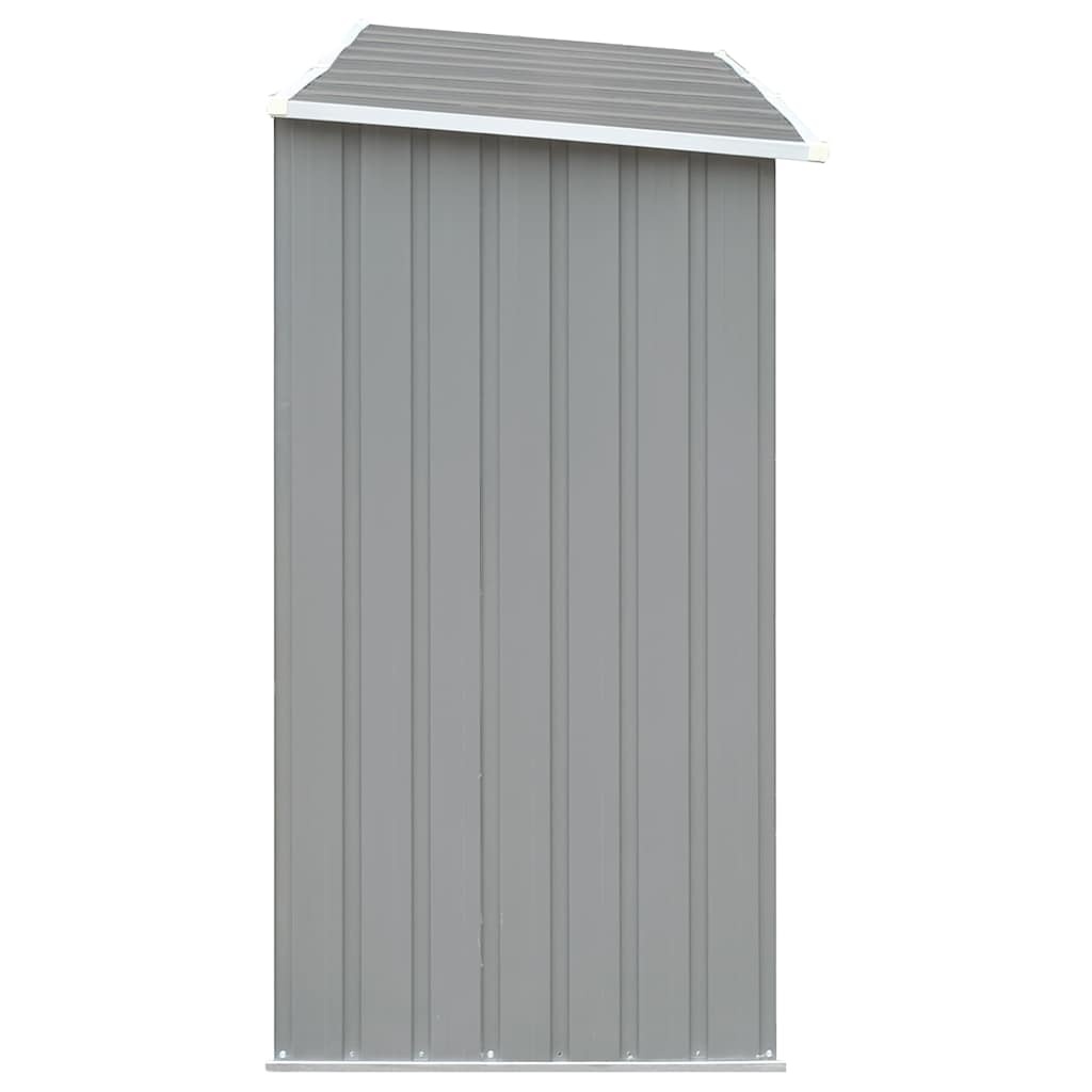 Haardhoutschuur Grijs 330x84x152 cm Verzinkt Staal - 54% Korting!