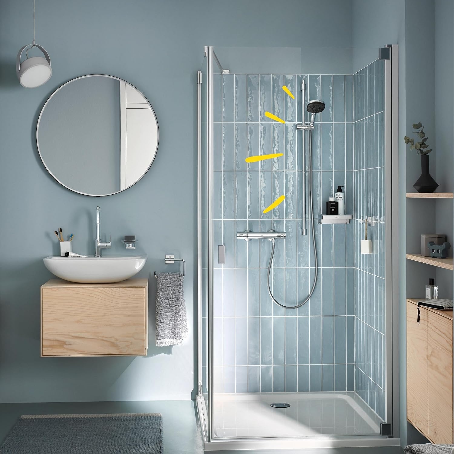 Waterbesparende Handdoucheset Chroom - 3 Straalsoorten - 34% Korting