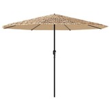 Bruine Parasol van Staal 388x388x248 cm - 34% Korting