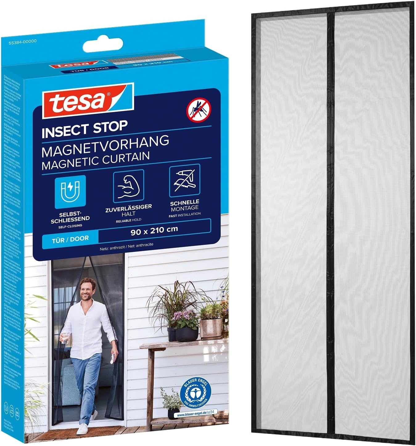 Magneetgordijn Deur met 31% Korting - Insectenwering 210x90cm