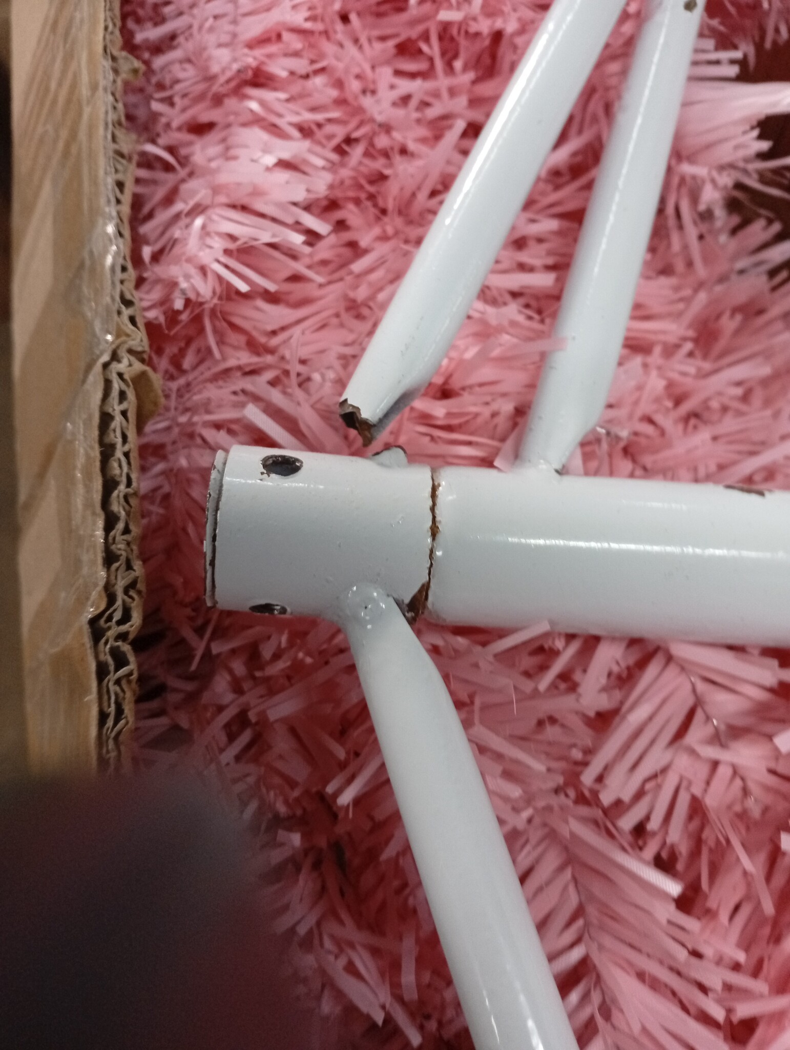 Roze Half Kunstkerstboom 240cm PVC - 58% Korting