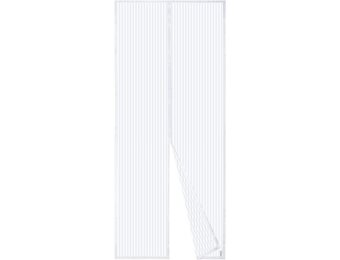 Hordeur Vliegengordijn Wit 85x210 cm - 55% Korting!