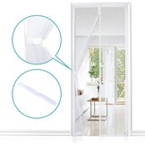 Hordeur Vliegengordijn Wit 85x210 cm - 55% Korting!