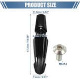 Motorfiets Achterspatbord Zwart 33% Korting | Surron S X