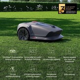 Mova 600 Kit Robotmaaier, Draadloze Installatie en Nauwkeurig in Kaart Brengen tot 800 m², Slimme Obstakelvermijding, App-bediening, U-vormig maaien, Stille werking, Veiligheidswaarschuwingen
