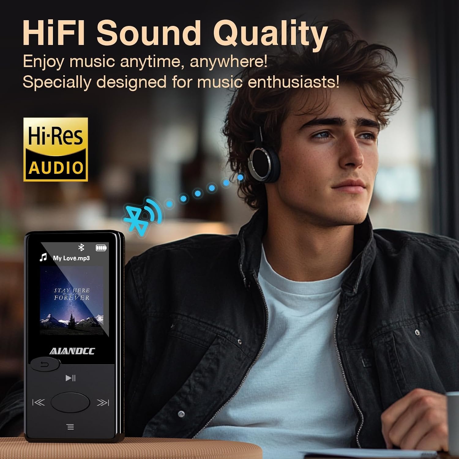 MP3-speler 32GB Hifi Bluetooth 5.3 FM-radio - 32% Korting!
