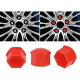 Wielmoerafdekkingen Rood 17mm Universeel (20 Stuks) - 42% Korting