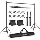 Verstelbare Fotostudio Achtergrondstandaard 3x3m - 34% Korting