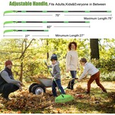 Verstelbare Bladhark 145cm - 23 RVS Tanden - 30% Korting