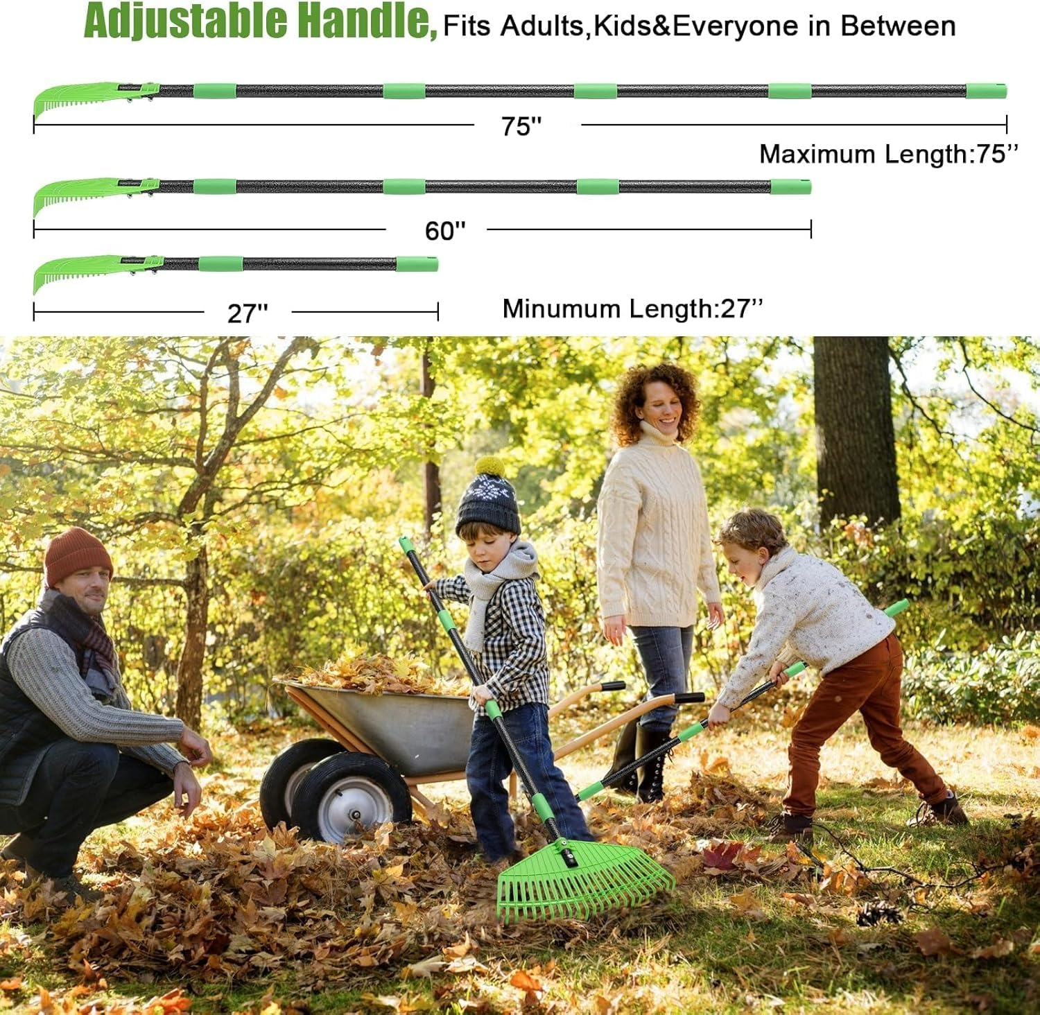 Verstelbare Bladhark 145cm - 23 RVS Tanden - 30% Korting