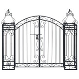 Smeedijzeren Tuinpoort 122x20,5x100 cm - 34% Korting