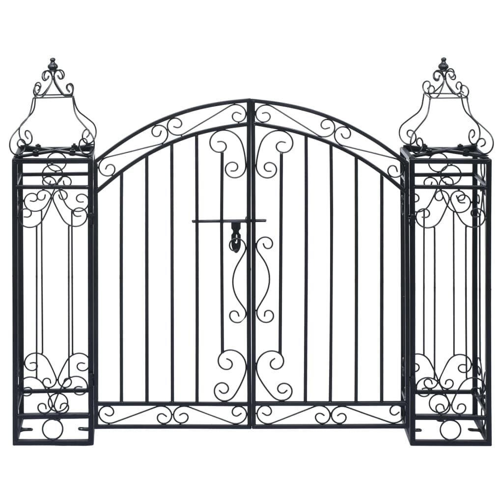 Smeedijzeren Tuinpoort 122x20,5x100 cm - 34% Korting