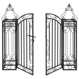 Smeedijzeren Tuinpoort 122x20,5x100 cm - 34% Korting