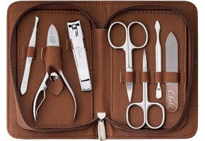 7-delige Manicure & Pedicure Set Roestvrij Staal | Incl. Etui & Glazen Vijl - 31% Korting