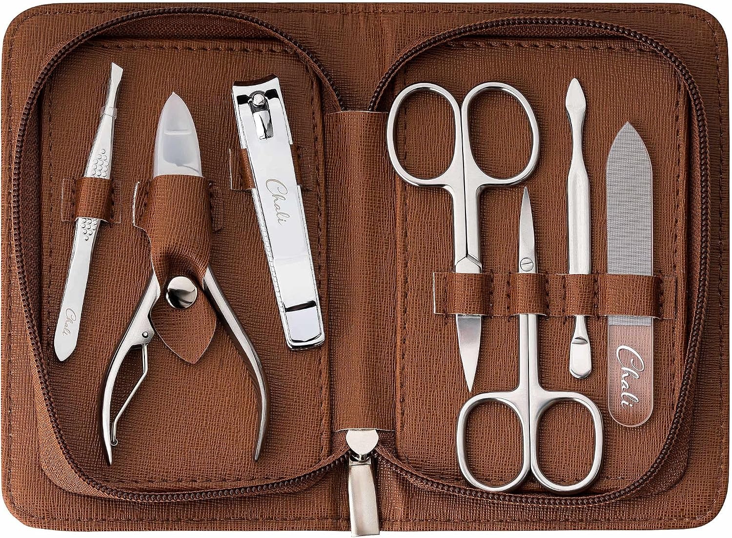 7-delige Manicure & Pedicure Set Roestvrij Staal | Incl. Etui & Glazen Vijl - 31% Korting