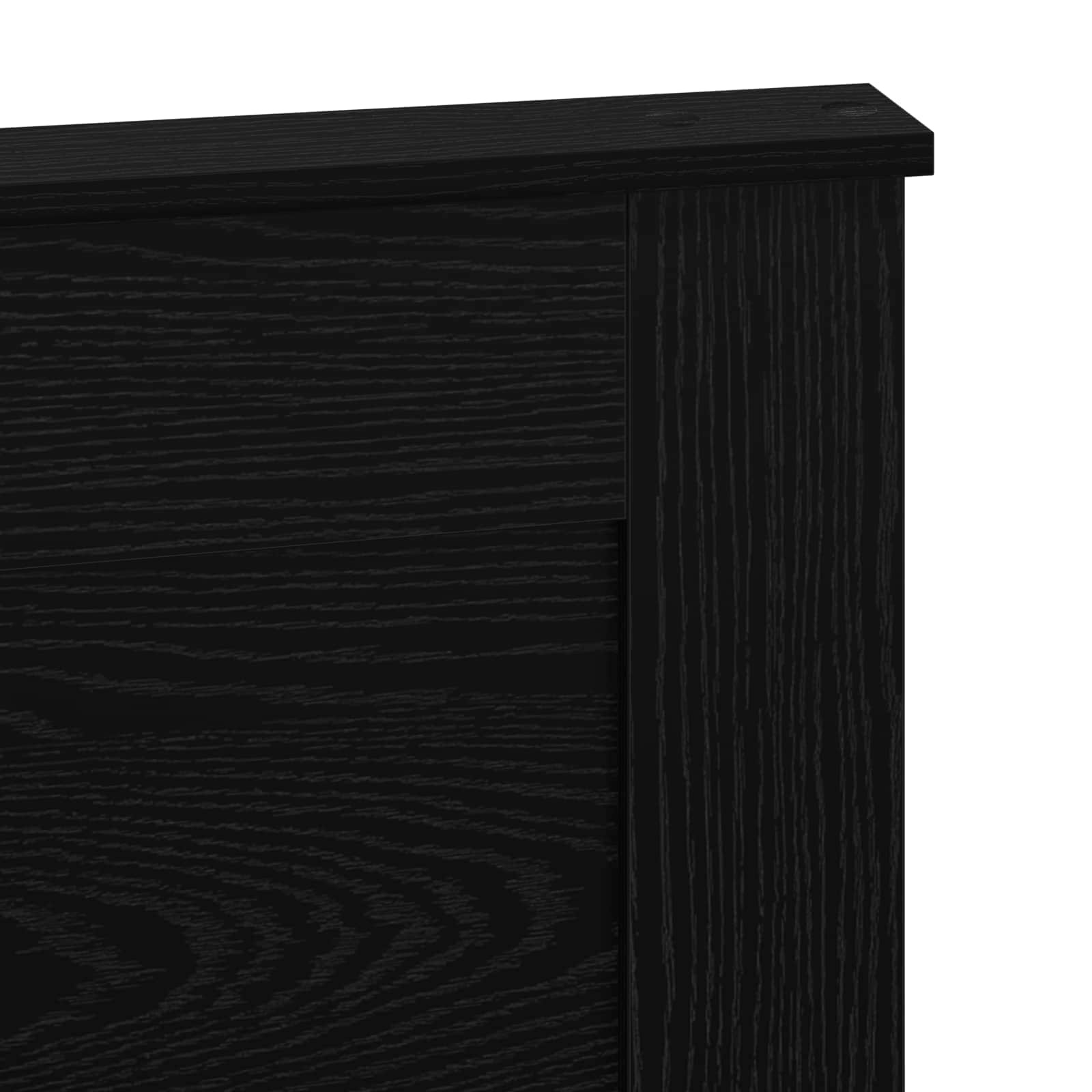 Hoofdbord Zwart Eiken - Bewerkt Hout (53% Korting)