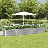 Plantenbak Staal Lichtgrijs 320x40x45cm - 34% Korting