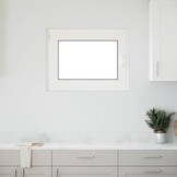 VidaXL Kelderraam Risor 80x50 cm Draai-Kiep Wit - 59% Korting