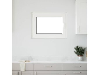 VidaXL Kelderraam Risor 80x50 cm Draai-Kiep Wit - 59% Korting