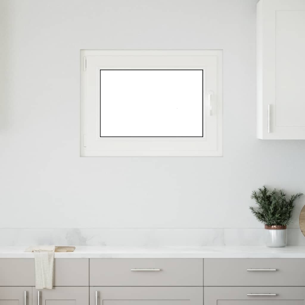 VidaXL Kelderraam Risor 80x50 cm Draai-Kiep Wit - 59% Korting