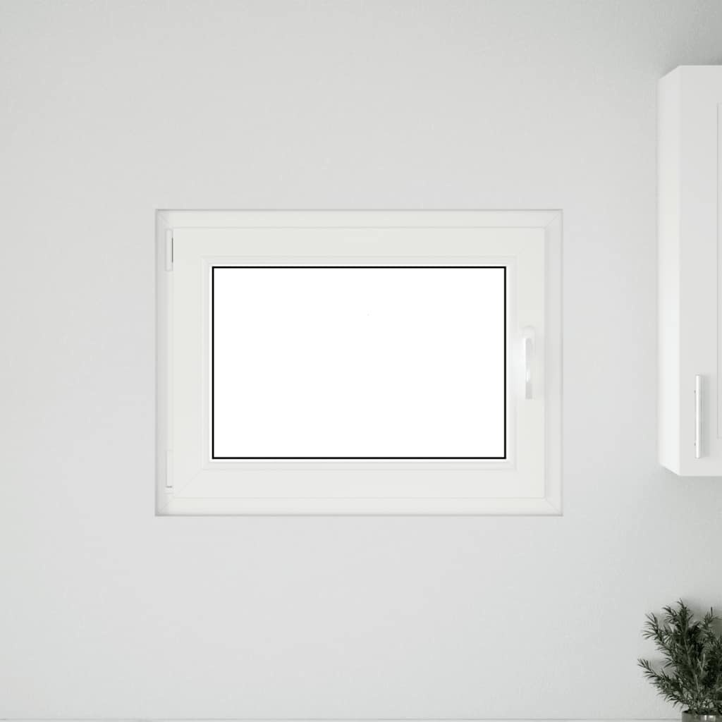 VidaXL Kelderraam Risor 80x50 cm Draai-Kiep Wit - 59% Korting