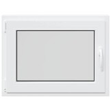 VidaXL Kelderraam Risor 80x50 cm Draai-Kiep Wit - 59% Korting