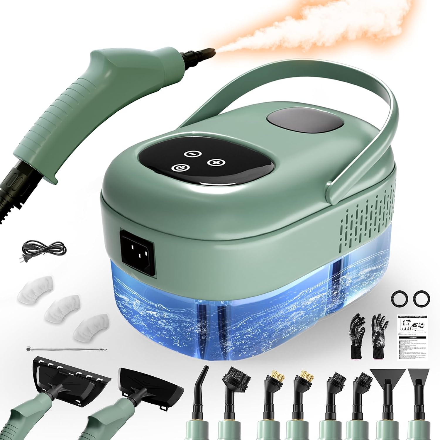 Handstoomreiniger Groen 2500W - 34% Korting!