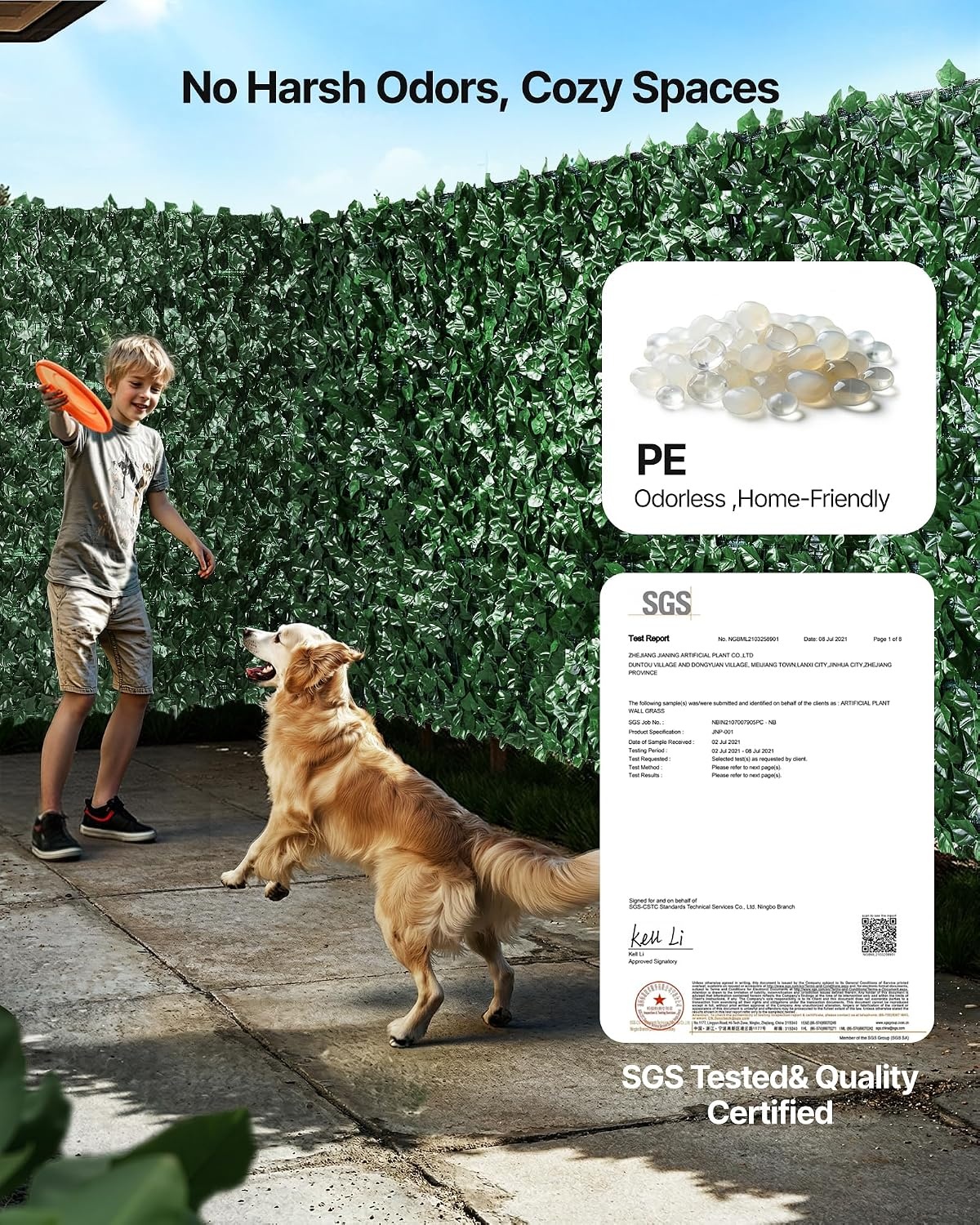 Kunsthaag Klimop Privacyscherm 1,5x2,5m - 51% Korting