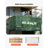 Kunsthaag Klimop Privacyscherm 1,5x2,5m - 51% Korting
