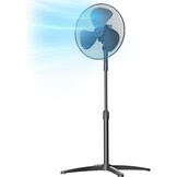 Vloerventilator 40 cm | 3 standen | Zwart | 32% Korting