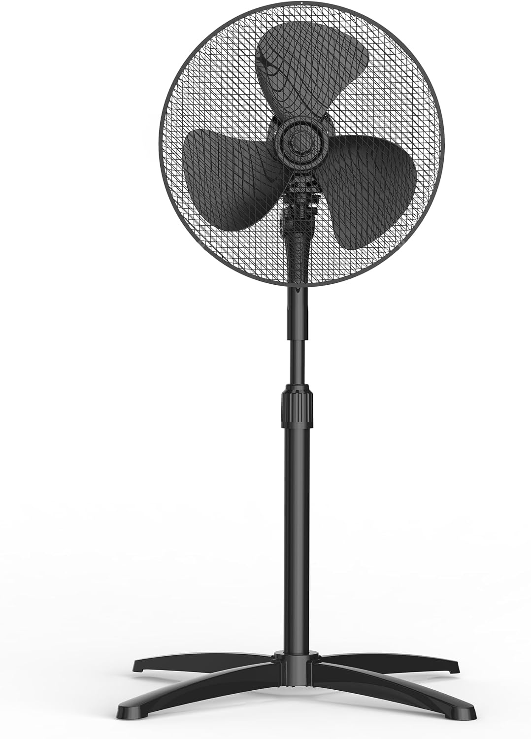 Vloerventilator 40 cm | 3 standen | Zwart | 32% Korting