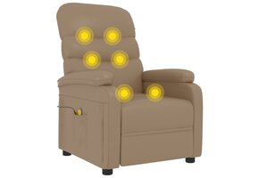 Massagestoel Kunstleer Cappuccino (63% Korting)