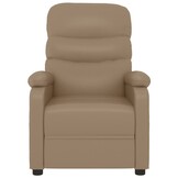Comfortabele Massagestoel in Cappuccino Kunstleer - 59% Korting