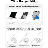 Tablethoes iPad Pro 11" & Air (M2/M3) - Magnetisch, Pennenhouder, Stand - Zwart - 33% Korting